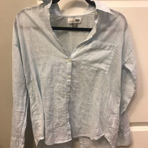 Light Blue Old Navy Boyfriend Button Down size XS